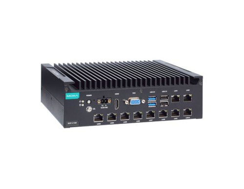 Moxa BXP-C100-C5-8L-T - Box type, Core i5-1145G7E, 8GB DDR4, COMx2, LANx10, USBx6, DIOx4, VGA+HDMI, 12/24 VDC by MOXA