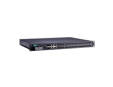 Moxa PT-7528-20MST-4TX-4GSFP-WV-WV - IEC 61850-3 managed rackmount Ethernet switch with 20 100BaseF(X) MST, 4 10/100BaseT(X), an by MOXA