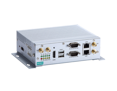 Moxa V2201-E2-W-T - (CTO Model) x86 ready-to-run embedded computer with Intel Atom E3826, HDMI, 2 LANs by MOXA
